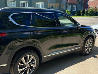 2020 Hyundai Santa Fe IV, чёрный, 2750000 рублей, вид 4