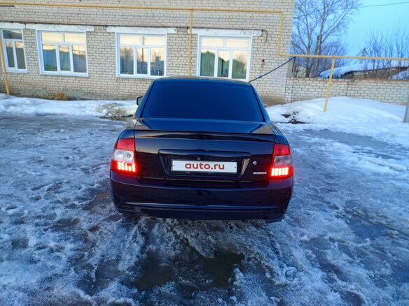 2011 Lada (ВАЗ) Priora I, чёрный, 460000 рублей - вид 6