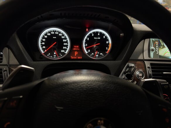 2013 BMW X6 35i I (E71) Рестайлинг, синий - вид 13