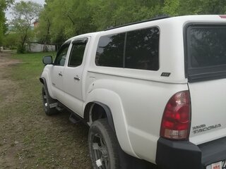 2007 Toyota Tacoma II, белый, 3100000 рублей, вид 4
