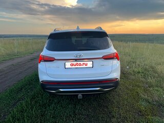 2021 Hyundai Santa Fe IV Рестайлинг, белый, 3400000 рублей, вид 4
