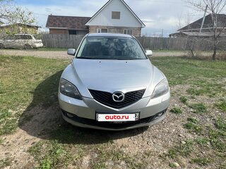 2007 Mazda 3 I (BK) Рестайлинг, серебристый, 629000 рублей, вид 1