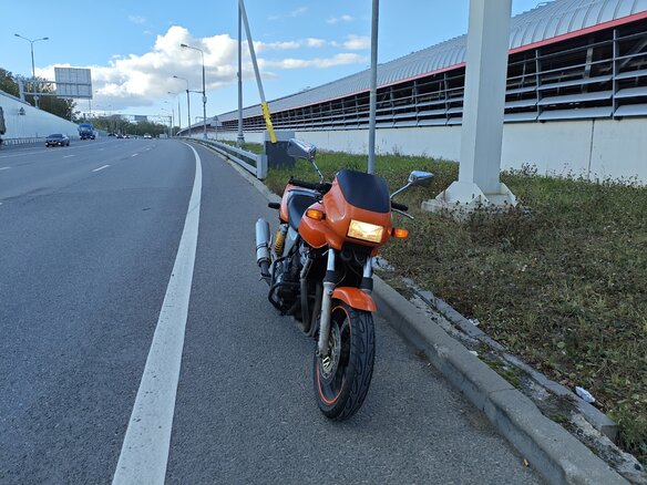 1995 Honda CB 400 Super Four, оранжевый, 275000 рублей