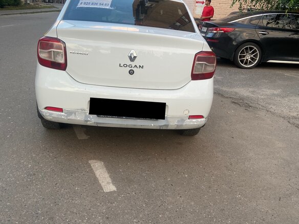 2017 Renault Logan II, белый, 350000 рублей - вид 1