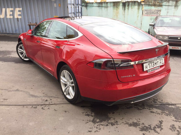 2013 Tesla Model S P85 I, красный - вид 8