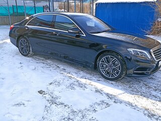 2015 Mercedes-Benz S-Класс 500 Long VI (W222, C217), чёрный, 4300000 рублей, вид 4