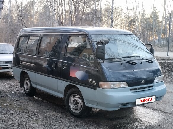 1995 Hyundai Grace, синий, 130000 рублей - вид 1