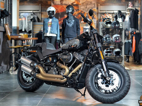 2024 Harley-Davidson Fat Bob, чёрный, 3100000 рублей, вид 4