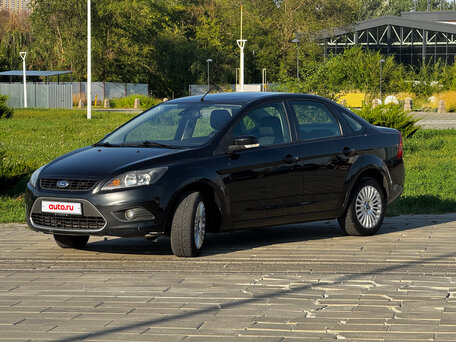 2008 Ford Focus II Рестайлинг, чёрный, 590000 рублей, вид 1