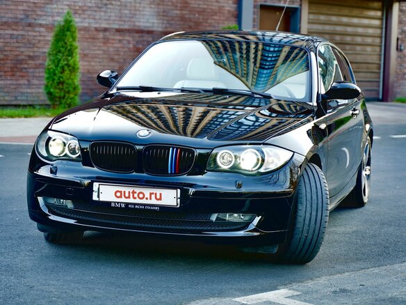 2008 BMW 1 серии 120d I (E81/E82/E87/E88) Рестайлинг, чёрный, 1200000 рублей