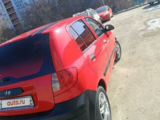 2008 Hyundai Getz I Рестайлинг, красный, 480000 рублей, вид 5