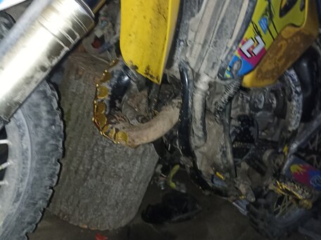 1998 Suzuki RM 125, жёлтый, 130000 рублей, вид 4