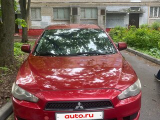2008 Mitsubishi Lancer X, красный, 680000 рублей, вид 3