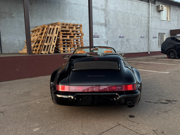 1994 Porsche 911 Carrera III (964), чёрный - вид 3