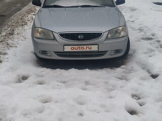 2008 Hyundai Accent ТагАЗ II, серебристый, 480000 рублей, вид 1