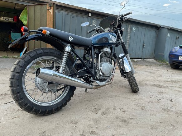 2001 Honda CB 400SS, синий - вид 5