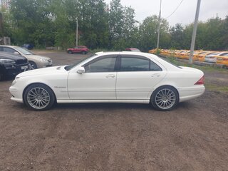 2003 Mercedes-Benz S-Класс AMG 55 AMG Long I (W220) Рестайлинг, белый, 3500000 рублей, вид 4
