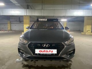 2017 Hyundai Solaris II, серый, 1050000 рублей, вид 1