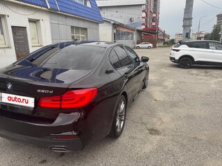 2020 BMW 5 серии 520d xDrive VII (G30/G31/G38), чёрный, 4200000 рублей, вид 3