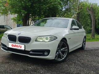 2013 BMW 5 серии 520d VI (F10/F11/F07) Рестайлинг, белый, 1600000 рублей, вид 2