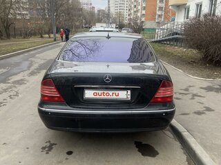 2003 Mercedes-Benz S-Класс 350 Long IV (W220) Рестайлинг, чёрный, 600000 рублей, вид 5