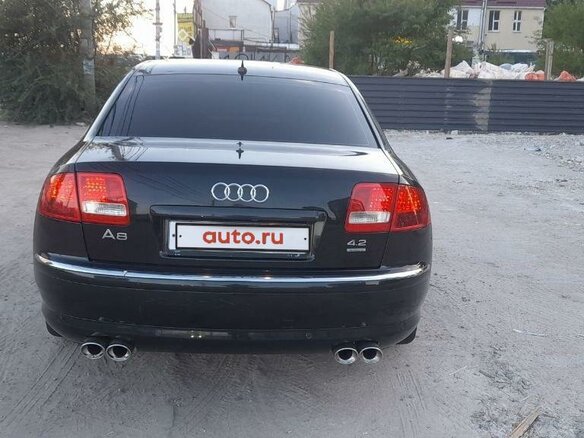 2005 Audi A8 II (D3) Рестайлинг, чёрный, 1230000 рублей - вид 4