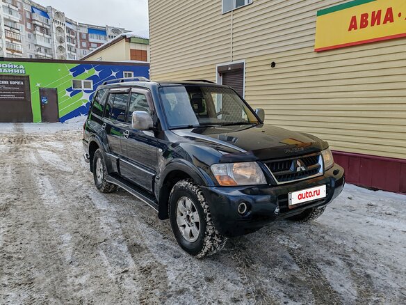 2004 Mitsubishi Pajero III Рестайлинг, чёрный, 850000 рублей - вид 2
