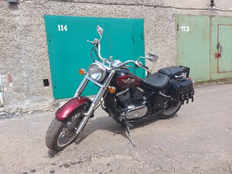 1996 Kawasaki VN800 Vulcan, красный, 430000 рублей, вид 2
