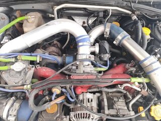 2001 Subaru Impreza WRX II, чёрный, 999000 рублей, вид 5