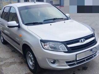 2013 Lada (ВАЗ) Granta I, серебристый, 290000 рублей, вид 4