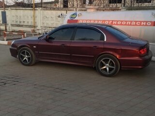 2007 Hyundai Sonata ТагАЗ IV (EF) Рестайлинг, красный, 590000 рублей, вид 1