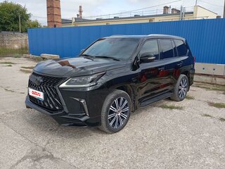 2018 Lexus LX 570 III Рестайлинг 2, чёрный, 7450000 рублей, вид 1