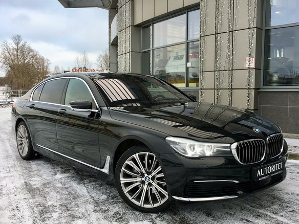 2015 BMW 7 серии 730Ld xDrive VI (G11/G12), чёрный - вид 4