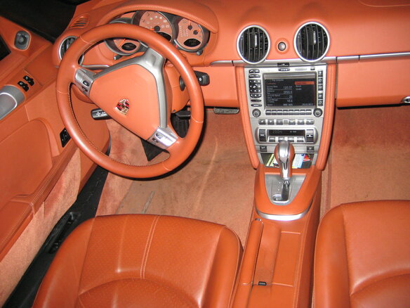 2007 Porsche Boxster S II (987) Рестайлинг 1, чёрный - вид 4