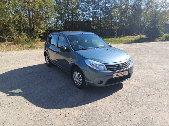 2012 Renault Sandero I, синий - вид 1