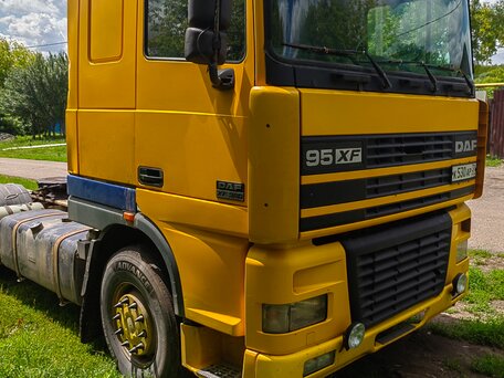 2000 DAF 95XF, жёлтый, 800000 рублей, вид 2