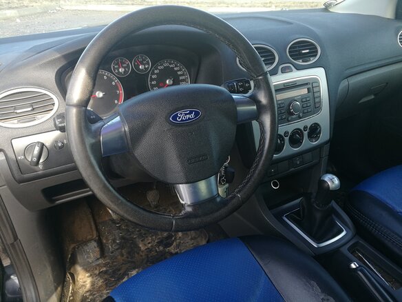 2007 Ford Focus II, чёрный - вид 4
