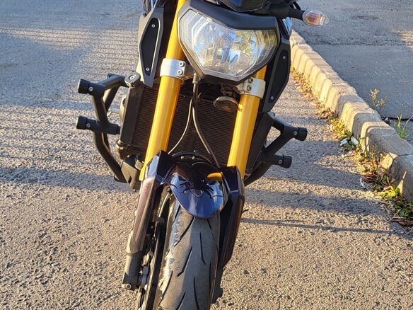 2015 Yamaha MT-09 (FZ-09), фиолетовый, 750000 рублей - вид 5