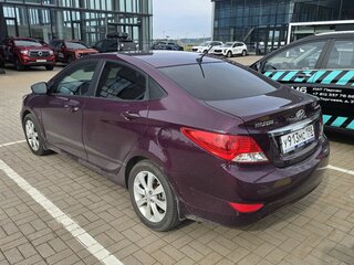 2012 Hyundai Solaris I, фиолетовый, 690000 рублей, вид 5
