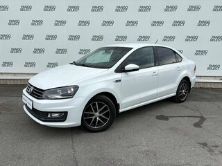 2018 Volkswagen Polo V Рестайлинг, белый, 990000 рублей, вид 1