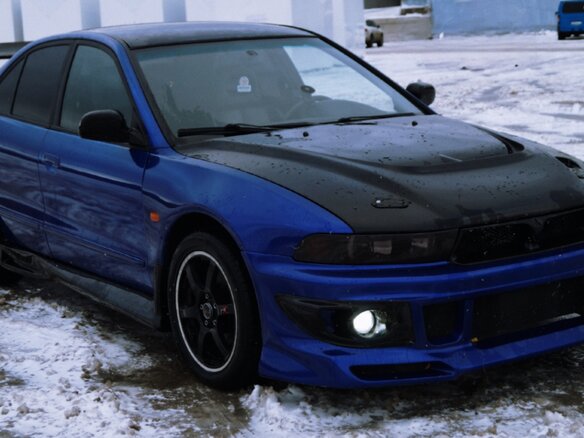 2002 Mitsubishi Galant VR-4 VIII Рестайлинг, синий, 800000 рублей - вид 13