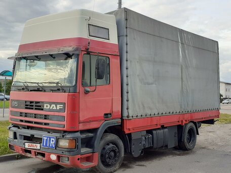 1991 DAF XF 95, красный, 337714 рублей, вид 1