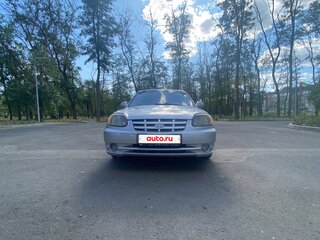 2003 Hyundai Accent II Рестайлинг, серый, 650000 рублей, вид 1