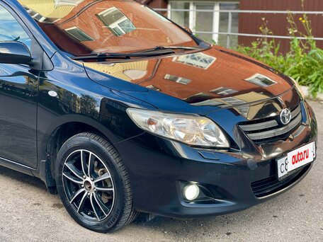 2008 Toyota Corolla X (E140, E150), чёрный, 689000 рублей, вид 3