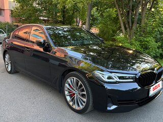 2021 BMW 5 серии 540d xDrive VII (G30/G31/G38) Рестайлинг, чёрный, 4980000 рублей, вид 2