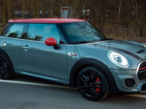 2016 Mini Hatch JCW III (F55/F56), серый - вид 3