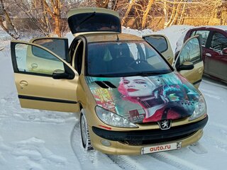 2003 Peugeot 206, золотистый, 400000 рублей, вид 1