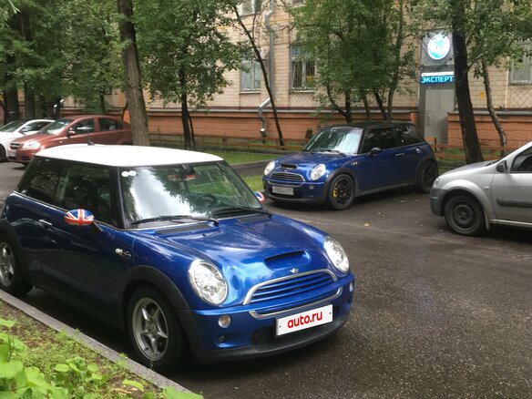 2006 Mini Hatch Cooper S I (R50), синий, 1200000 рублей - вид 8