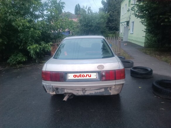 1989 Audi 80 IV (B3), серый, 110000 рублей - вид 1