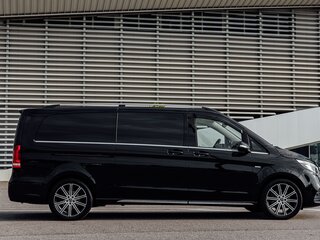 2022 Mercedes-Benz V-Класс Extra Long 260 экстра длинный III (W447) Рестайлинг, чёрный, 7500000 рублей, вид 4